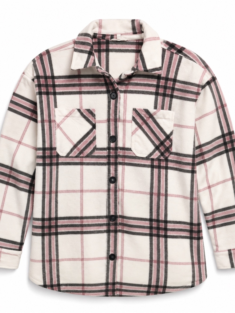 Maurices Womens Shacket - Outerwear, Small, Camp, Cabin, Fleece, Button Down